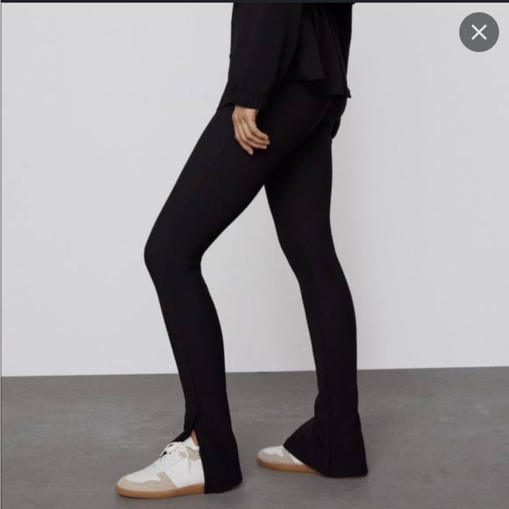 Zara Split Hem Leggings